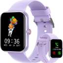 PTHTECHUS Smart Watch for Kids, 1.83" Fitness Tracker Smartwatch for young with Heart Rate/Sleep Monitor 37 Sports Modes Calorie Step Counter Phone Calls Siri Notifications for Andriod iPhone (Purple)