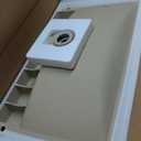 48" Ceramic Vanity Sink Top (Glossy White)