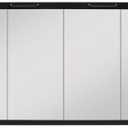 Dimplex BF Series Non-Folding Bi-Fold Look Glass Panel for Model BF45DXP (Model: BFDOOR45BLKSM), Clear