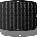 Q3200 Griddle Grill Replacement Parts for Weber Q Grill Parts Q300 Q 3200 Q3000 Q320 Q3100 Q 3000 Q 300 Q 320 Weber 6506 7646 57060001 586002 Reversible Full-Sized Cast Iron Griddle Plate Insert