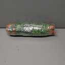 Artificial Flowers for Outdoors, Fall Mums UV Resistant for Thanksgiving Days, Fall, Home Decoration12 Bundles, Orange Green