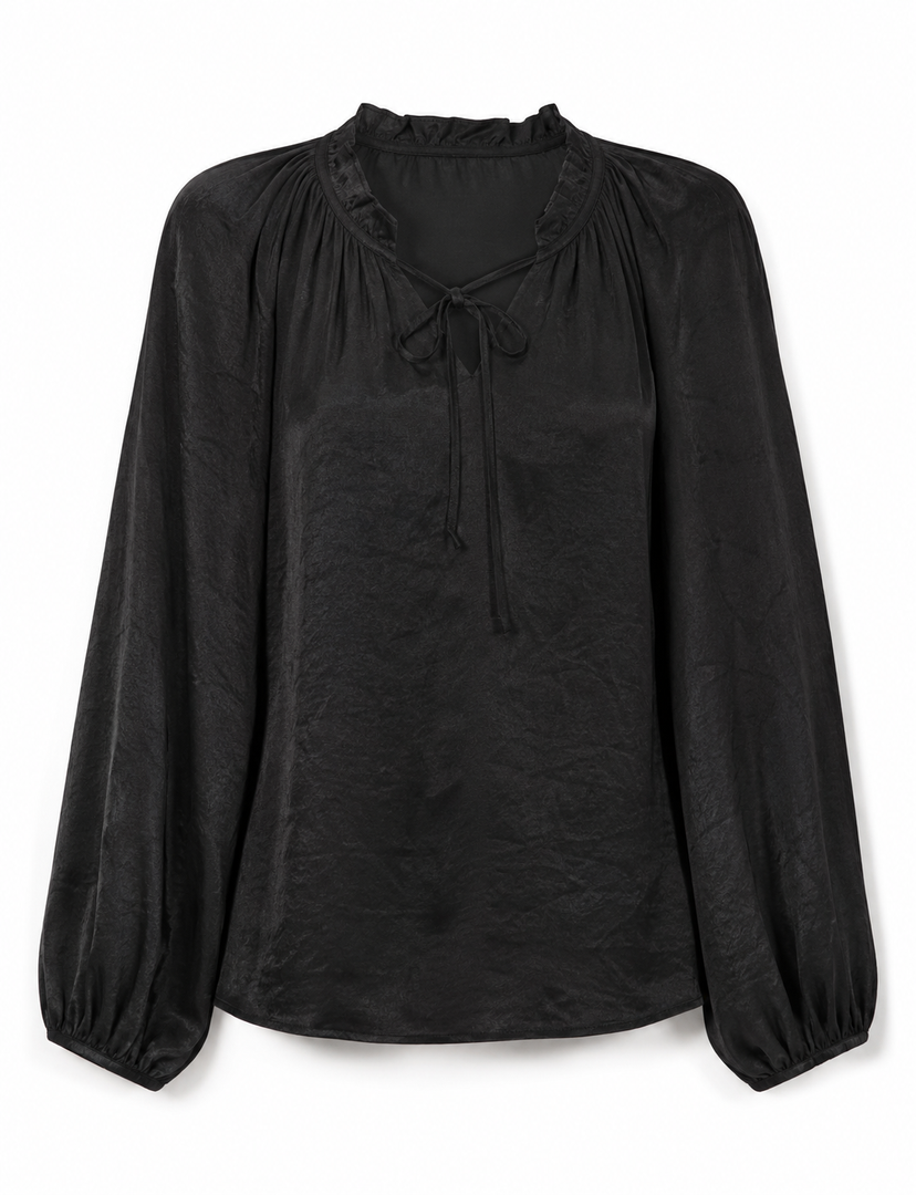 AVA VIV Black Women's Blouse Size 1X