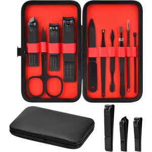 Manicure Set Gifts for Men Fathers Day Dad Gifts Professional Stainless Steel Nail Clipper Kit for Dad Him Husband Brother Boyfriend Teen Boys for Birthday Christmas Stocking Stuffers Anniversary