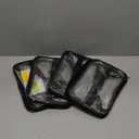 4 Packs Clear Toy Storage Bags, PVC Waterproof Toy Organizer with Zip Reusable Bags for Building Blocks, Board Game, Puzzles, Kids Books, Stationery