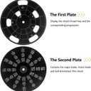 Rockhouse Guitar Chord Wheel Chart Compass for Songwriting, Transpose Chords Progression, Music Theory Wheel Melody Tool for Beginners Advanced