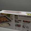 GreenPan Advanced 10.5x 20 Electric Griddle with Warming Drawer, Healthy Ceramic Nonstick PFAS-Free Coating, Temperature Control, Easy and Versatile Countertop Meals, Dishwasher Safe, Clay