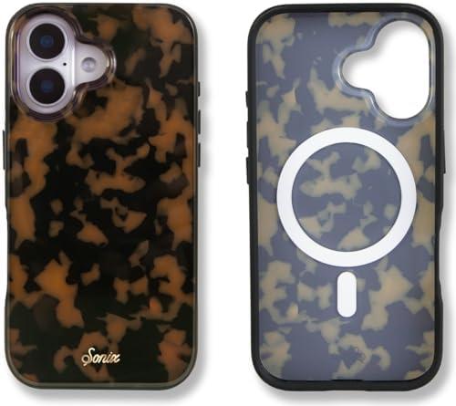 Sonix Case for iPhone 16 | Compatible with MagSafe | 10ft Drop Tested | Tortoiseshell | Brown Tort