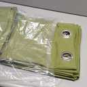 BGment Olive Green Curtains 84 Inchs Long for Living Room/Bedroom, Spring Room Decor Light Filtering Linen Window Drapes with Grommet,Set of 2 Panels, Each 52 Inch Wide