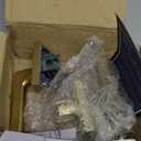 Mega Handles Prime Passage Lever Door Handle for Hallway, Closet and Bathroom, Reversible Design Door Levers, Fits All Standard Door Sizes, Covered Screws Included - Black (1 Pack) 5''