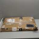 lumizone Foldable Overbed Table with Wheels Adjustable Height Bedside Desk 27.56"-36.61" Rolling Hospital Bed Table with Casters Medical Tray for Home Use Desk Over The Bed (Espresso)