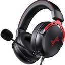 DEEBOX Gaming Headset for PS5 PS4 Xbox One Switch, Gaming Headphones with Microphone for PC Mac Laptop Computer Gamer (Red)