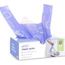 Ubbi Disposable Diaper Sacks, Lavender Scented, Easy-To-Tie Tabs, Diaper Disposal or Pet Waste Bags, 200 Count