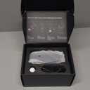 Waterless Essential Oil Diffuser Rechargeable, Portable Car Scent Diffuser Smart Auto On/Off, 3 Mist Mode & Timer, Mini Aromatherapy Scent Air Diffuser for Home Office Car (Aluminum Black)