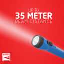 EVEREADY LED Flashlights (4-Pack), Bright Flashlights for Emergencies and Camping Gear, Flash Light with AA Batteries Included, Blue/Yellow (4-Pack)