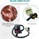 M MATI Left Handlebar Switch Control Engine Start Run Off Headlight for Yamaha YFM Big Bear 250/400 Grizzly 350/400/660 Kodiak 400/450 Wolverine 350/450 Raptor 350/660 Bruin 250/350 5LP-83973-01-00