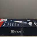 ENHULK Pool Vacuum for Above Ground Pool, Upgraded 13.4" Wide Head & Telescopic Pole, 18.5 GPM Powerful Suction, 60 Mins Runtime, Cordless Handheld Rechargeable Pool Cleaner for Inground Pools, PC15