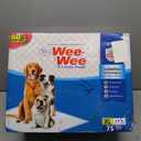 Four Paws Wee-Wee Superior Performance Pee Pads for Dogs with Runoff Barrier Edge Guard Protection, Puppy & Dog Potty Training Pads, Housebreaking Supplies, 28" x 34" (75 Count) XL