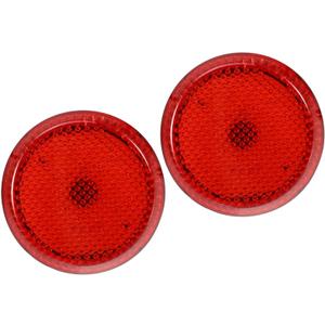 Rear Bumper Reflector Fog Brake Tail Light 81910-02040 8191002040 Red LED for Toyota Corolla 2009-2010 Plastic Red Lens (Set of 2) Replacement