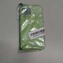 Vooii Compatible with iPhone 12 Case/iPhone 12 Pro Case, Liquid Silicone Upgrade [Soft Anti-Scratch Microfiber Lining] [Shockproof Drop Protection] Phone Case 6.1 inch - Matcha