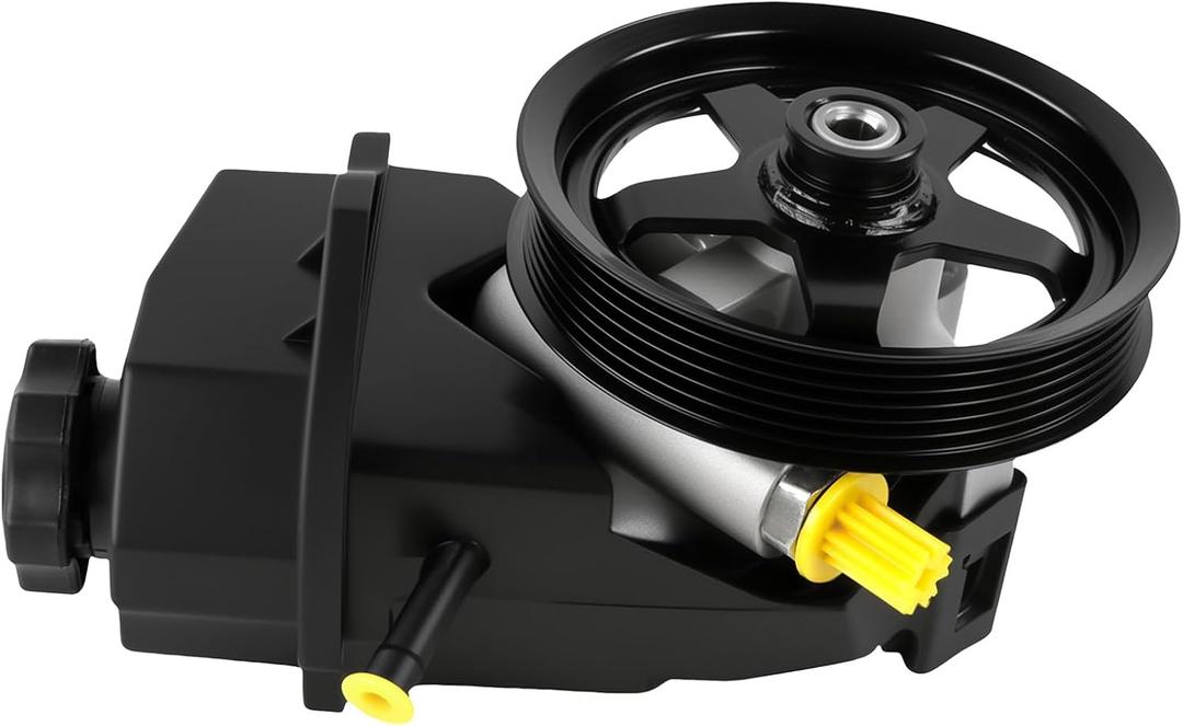 20-69989 Power Steering Pump with Reservoir Pulley Fits for 2006-2011 Impala V6 3.5L,for 2006-2007 Monte Carlo V6 3.5L Coupe Power Assist Pump Replace OE 88964571 15267585