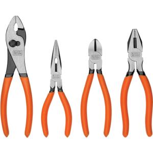 BLACK+DECKER Plier Set, 4-Piece (BDHT84002)