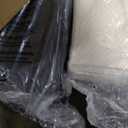 Zinus Upholstered Metal and Wood Box Spring, 4 Inch Mattress Foundation, Easy Assembly, Fabric Paneled Design, King, Grey