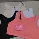 Sascina Girls Training Bras Racerback Sports Bras 8-10 Preteen Seamless Bralettes - No Pads, Chest Double Lined, M