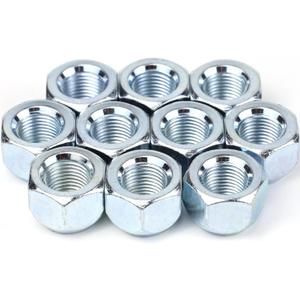 10PCS 1/2-20 Inch Trailer Lug Nuts, Zinc Plated 509 Lug Nuts, Open End Acorn Nut, Tire Lugs Wheel Nuts Replacement Fits 1/2" Wheel Lug Studs, Universal for Trailer Camper RV Truck