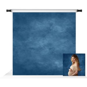 Kate 8x8ft Blue Abstract Photography Backdrop Headshots Portrait Background Studio Blue Backdrops