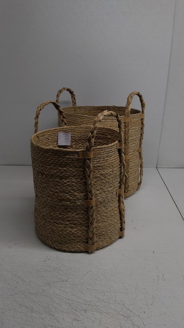 Rattan Basket 2Pcs