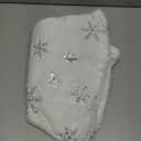 White Snow Tree Skirt - Soft, Fluffy Christmas Skirts for Xmas Trees - Elegant Home Indoor Decor Christmas Tree Skirt - Holiday Party Essential Tree Skirt (34.25 Inch Sliver)