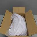 6.6 ft Arch Backdrop Cover(Only Cover, Stand not Included)Round White Balloon Arch Covers Spandex Fitted, Circle Wedding Arch Cover for Ceremony Birthday Baby Shower Party Decoration