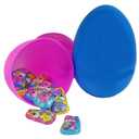 3 x Easter Milk Chocolate Bunnies, Smooth & Creamy Party Bag Fillers, Individually Wrapped Multicolor Foils (Half-Pound), BB: 2027/10/10
