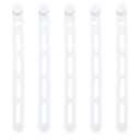 R6FF 6Pcs Cable Organizers Ties Clip Cord Management Siilicoine Wire Manager Mouse Earphone Holder Data Line Winder