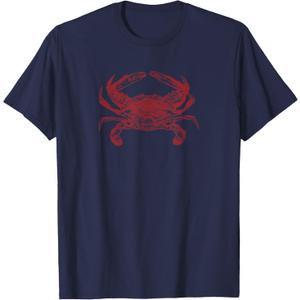 Red Crab Tee T-Shirt for Female, XL