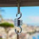 Heavy Duty Hammock Spring TTZEZE Heavy Duty Galvanized Steel Extension Spring for Hanging Porch Swing,Hammock,Boxing Bag,Hanging Chair,Gym 2 Pack 7mm/0.28''