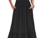AUSELILY Womens Summer Dresses Floral Sleeveless Tiered Maxi Dress Pockets