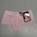 ToBeInStyle Women's Chiffon Ruffle Lace Trim Retro Cheeky Booty Panty Shorts
 OneSize