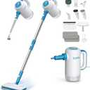 Czlife Z7 Steam Mop for Floor Cleaning, 13-in-1 Handheld Steam Cleaner for Home Tile Grout Hardwood Laminate Furniture Couch Clothes Carpet, Multi-Purpose Floor Steamer Machine, Corded (Blue)