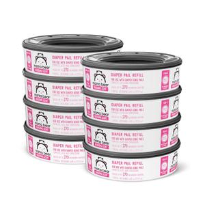 Amazon Brand - Mama Bear Blossoms Scented Diaper Pail Refills for Diaper Genie Pails, 2160 Count (8 Packs of 270 Count) Amazon Brand - Mama Bear Blossoms Scented Diaper Pail Refills for Diaper Genie Pails, 2160 Count (8 Packs of 270 Count)