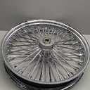 21 * 3.5'' Stainless Steel Spokes Front Dual Wheels W/ABS Bearing for 2008-later Touring 21 Inch Harley Wheels and Rims Updating