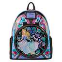 Loungefly Disney Princess Stained Glass: Sleeping Beauty Mini-Backpack, 
