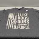 T-shirt I Like Gods, Guans and Maybe 3 People, 2XL Gray