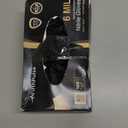 FifthPulse 6 Mil Black Nitrile Gloves, Heavy Duty Mechanic and Food Grade Glove - Powder-Free, Latex-Free Medical Exam Gloves