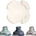 Air Fryer Trivets Silicone for Ninja Crispi, Hot Pads Potholders for Ninja Crispi Airfryer Accessories, Heat-Resistant, Non-Slip, Protection for Countertop (White)