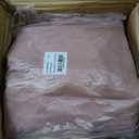 Asher Bean Bag 6.5 Ft. Bean Bag Rose Polyester