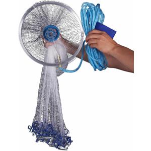 Cast Nets for Fishing Saltwater Fishing Net with Aluminum Ring for Bait Trap Fish Throw Net for Bait Fishing Cast Net 5FT