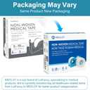 LotFancy Medical Tape, 6Rolls 2inch x 10Yards, Adhesive Hypoallergenic Surgical Paper Tapes, Wound First Aid Tape, 2 Dispensers Included
