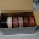 Pangda 3D Printer Filament PLA Bundle 1.75mm Multicolor Matte or Silk Finish, Dimensional Accuracy ±0.02mm, 0.25kg/0.55lb Each Spool for DIY Holiday Projects(1.5 kg,Earth Color)