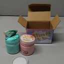 Butter Slime Kit Pink and Blue 2 Pack, Party Favor for Kids, Color and Texture Experience, Stress Relief Toy for Girls and Boy (B/P)